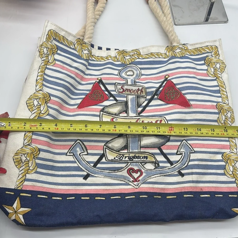 Brighton Sailing Canvas Large Tote Bag TOT7405